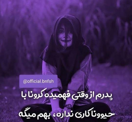عکس پروفایل ماه بنفش