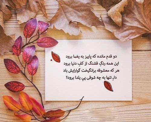 عکس و متن شب یلدایی