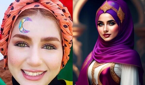 عکس واقعی مادر ماه پیشونی