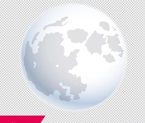 عکس ماه بدون پس زمینه