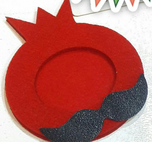 کاردستی قاب عکس یلدایی