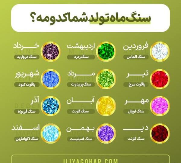 عکس سنگ ماه تولد اسفند