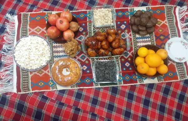 عکس سفره یلدای سنتی