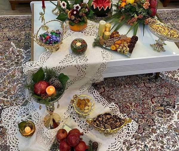 عکس سفره های یلدایی