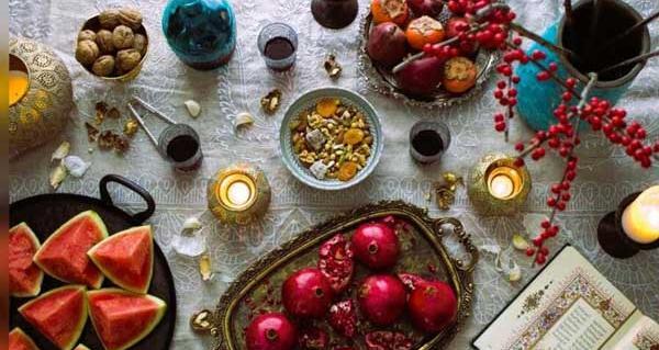 عکس سفره های یلدایی