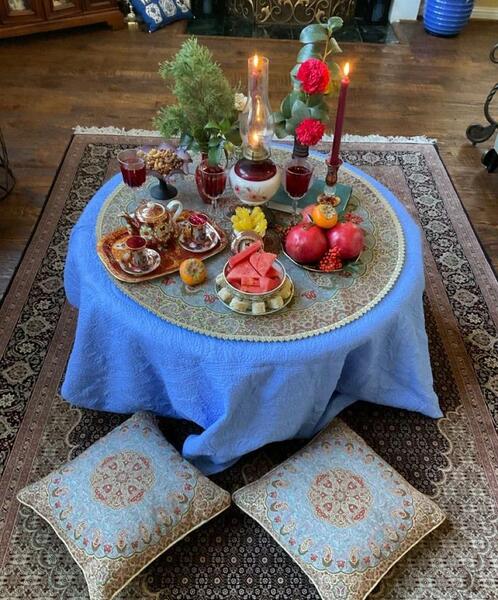 عکس سفره های یلدایی