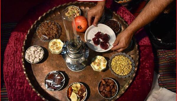 عکس سفره های یلدایی