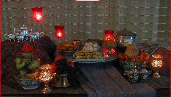 عکس سفره های یلدایی