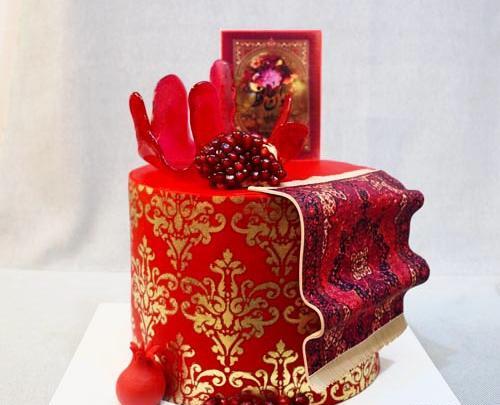 عکس کیک یلدایی شیک