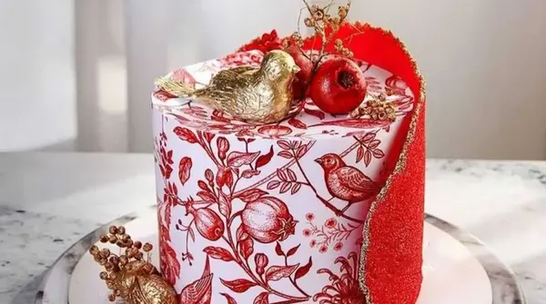 عکس کیک یلدایی شیک