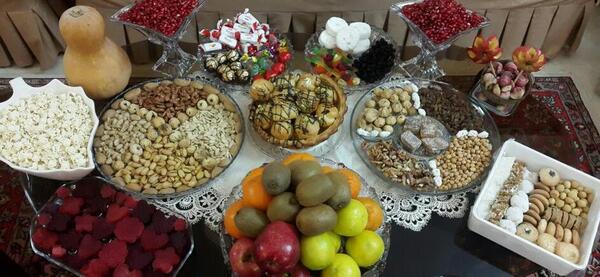 عکس سفره شب یلدایی