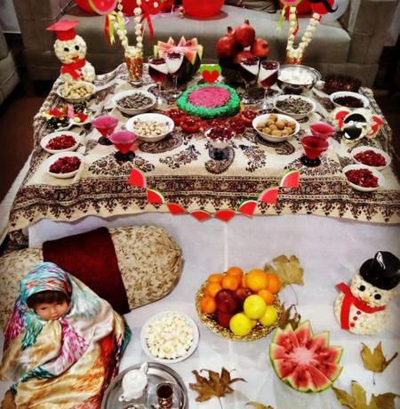 عکس شب یلدای سنتی