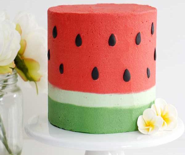 عکس کیک یلدایی ساده