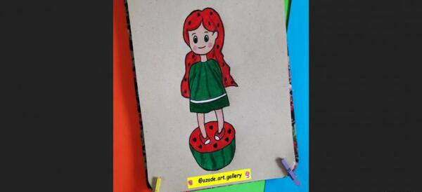 عکس نقاشی یلدایی ساده