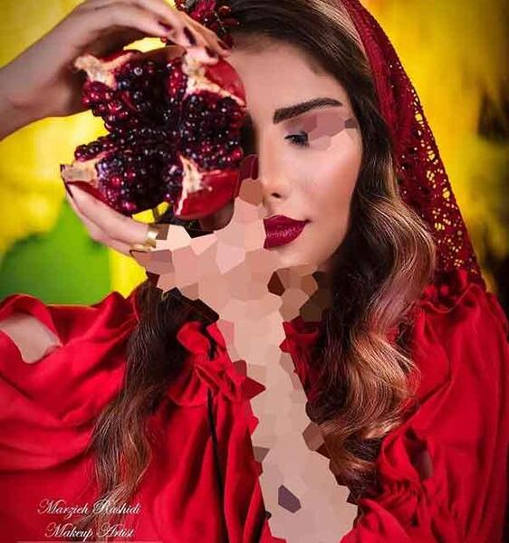 ایده عکس یلدایی در خانه