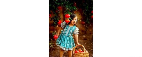 مدل عکس یلدایی دختر بچه