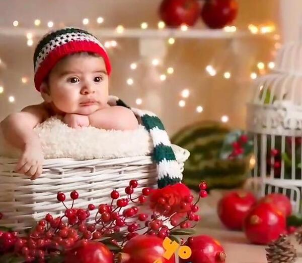مدل عکس یلدایی دختر بچه