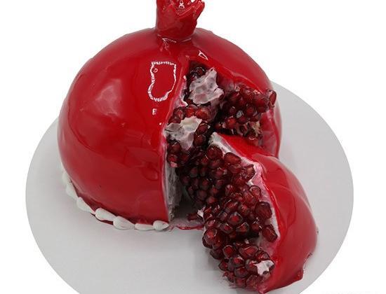 عکس کیک یلدایی انار