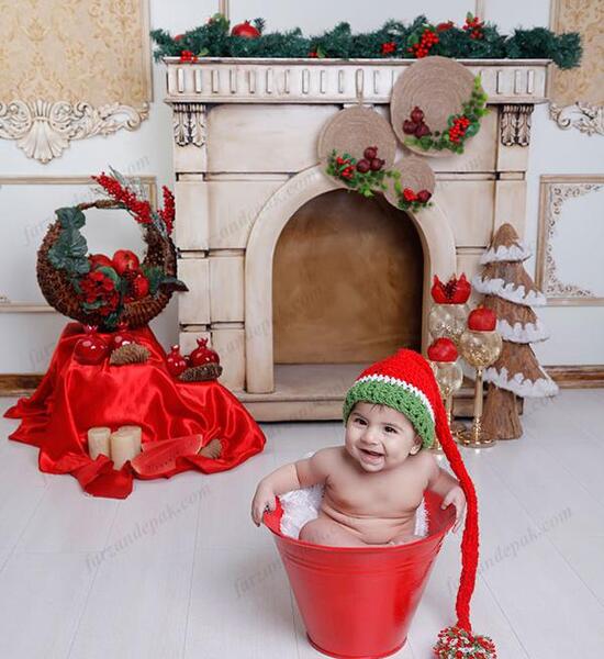 ژست عکس یلدایی پسرانه
