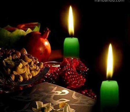 عکس شعر شب یلدا باز شب یلدا اومد
