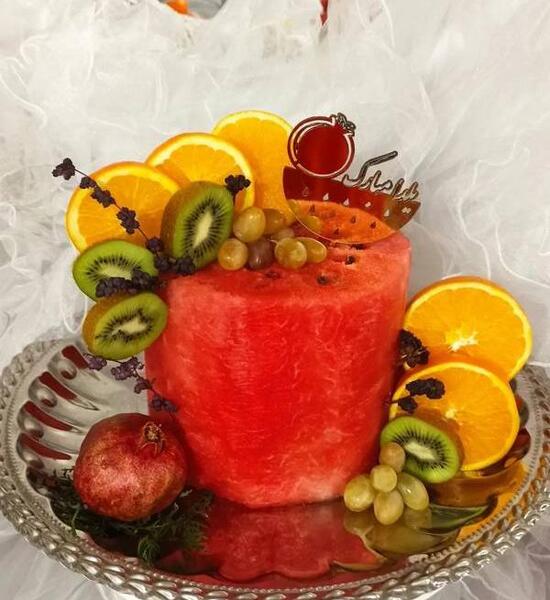 عکس هندوانه شب یلدا ساده