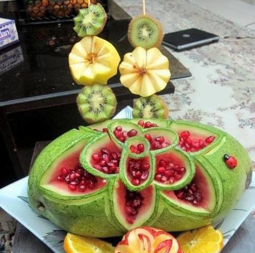 عکس هندوانه شب یلدا ساده