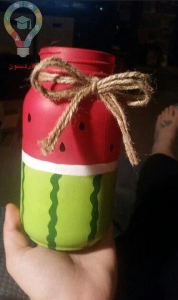 عکس هندوانه شب یلدا کاردستی