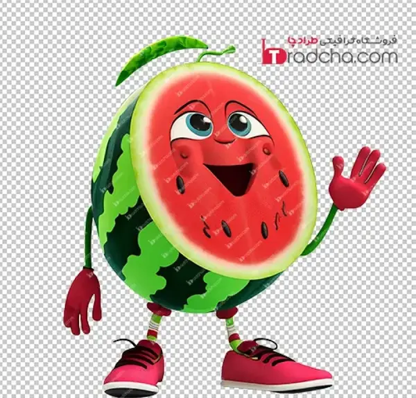 عکس هندوانه شب یلدا کارتونی