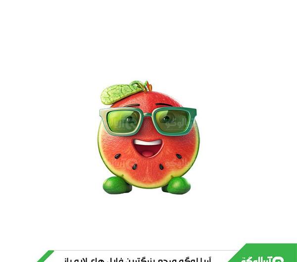 عکس هندوانه شب یلدا کارتونی