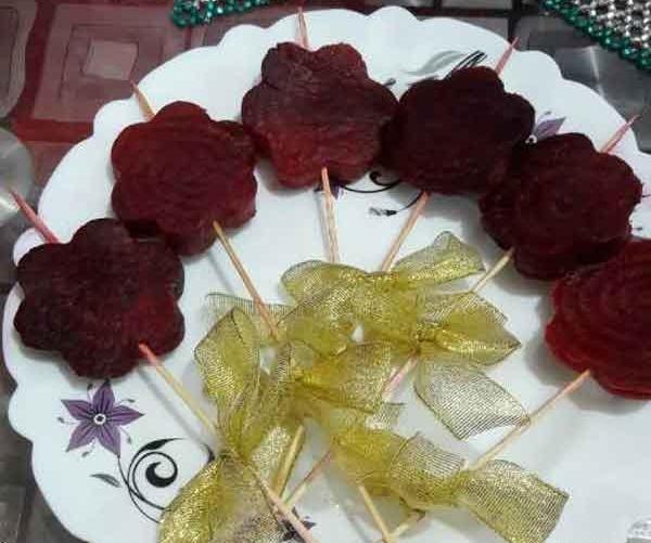 عکس تزیین لبو شب یلدا