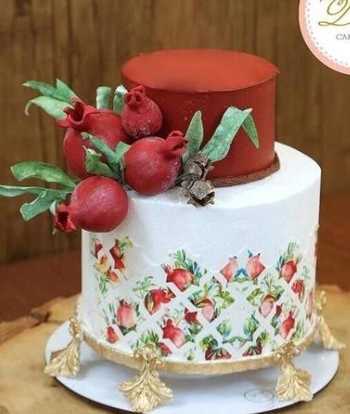 عکس کیک یلدا برای مدرسه