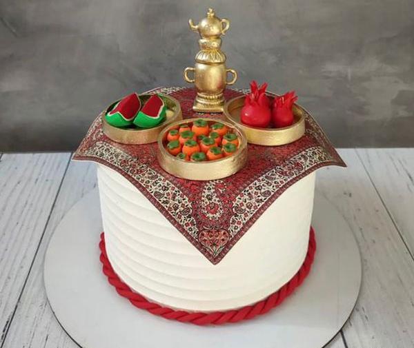 عکس کیک های یلدا