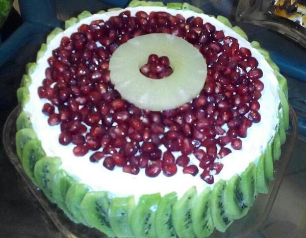 عکس کیک شب یلدا خانگی