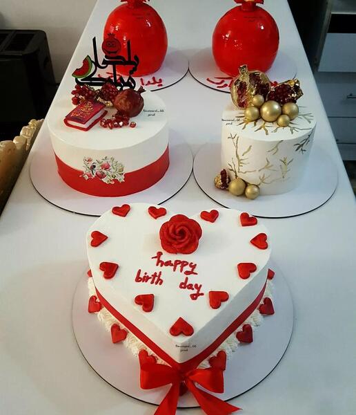 عکس کیک شب یلدا خوشگل
