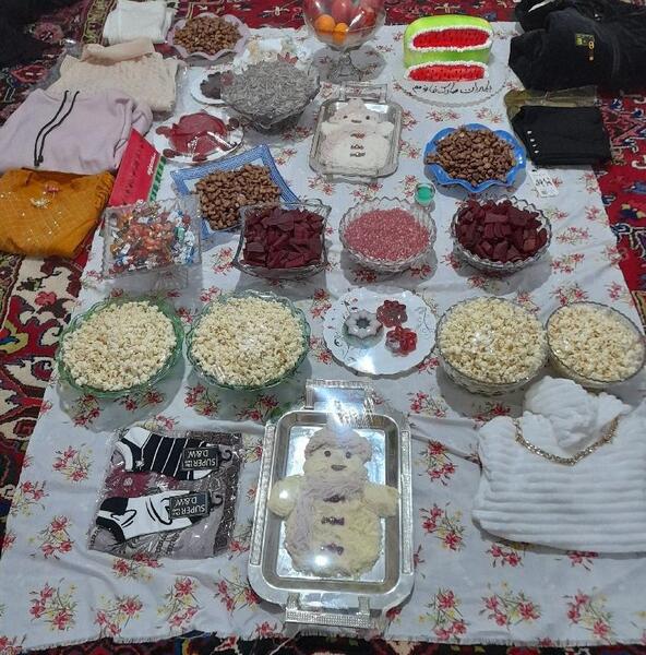 عکس شب یلدا برای زن داداش