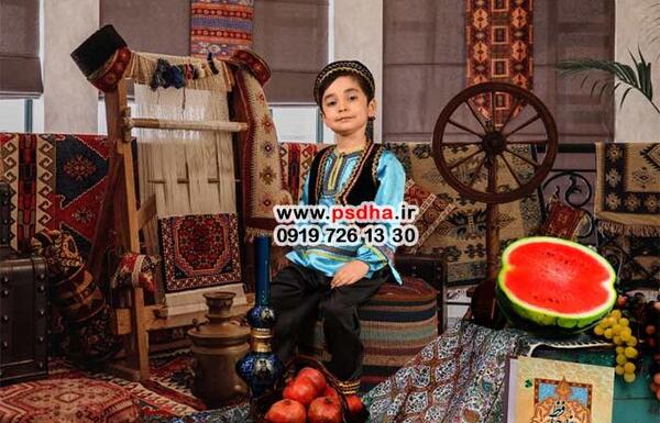 پشت صحنه عکس یلدایی