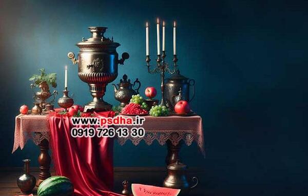 پشت صحنه عکس یلدایی