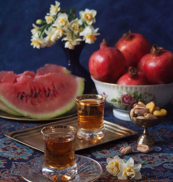 عکس از سفره های یلدا
