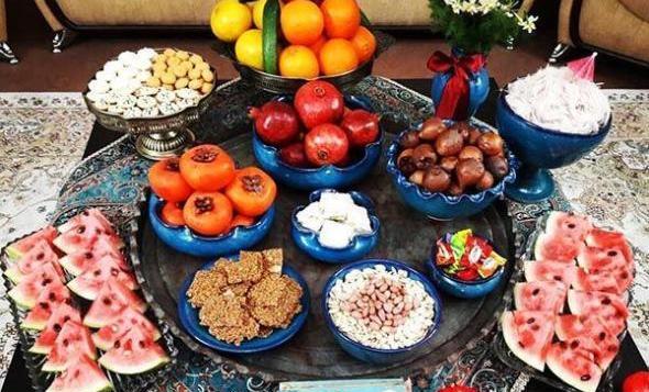 عکس از سفره های یلدا