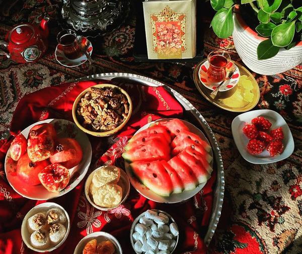 عکس از شب یلدا سنتی