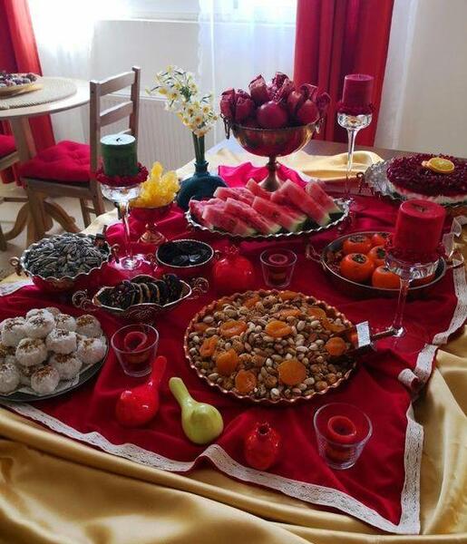 عکس از شب یلدا سنتی