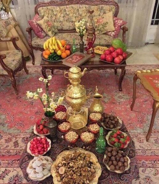 عکس از شب یلدا سنتی