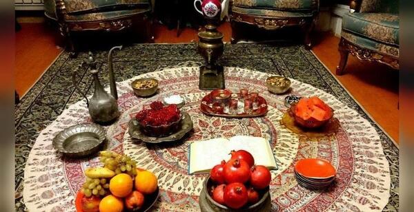 عکس تزیین شب یلدا سنتی