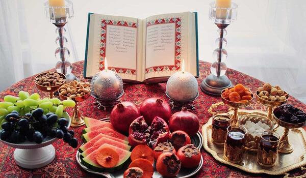 عکس شب یلدا سه نفره