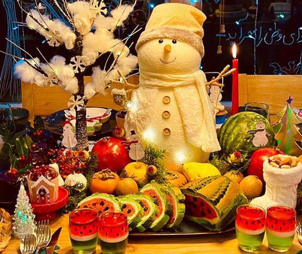 عکس سفره یلدا برای مدرسه