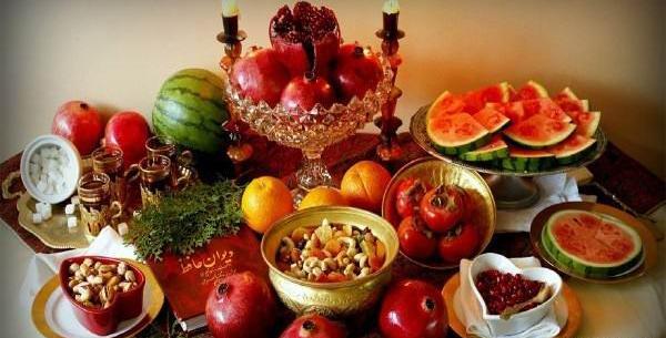 عکس سفره شب یلدا زیبا