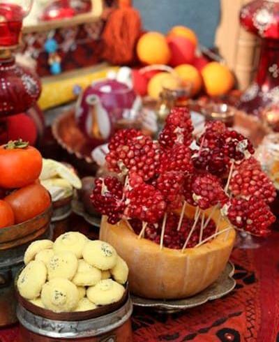 عکس سفره شب یلدا زیبا