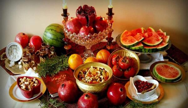 عکس سفره شب یلدا زیبا