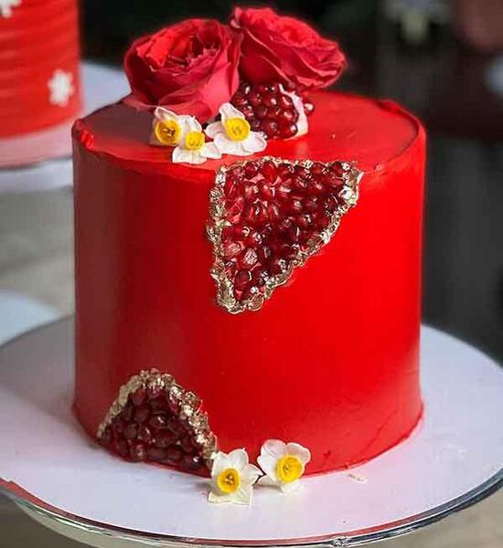عکس کیک شب یلدا زیبا