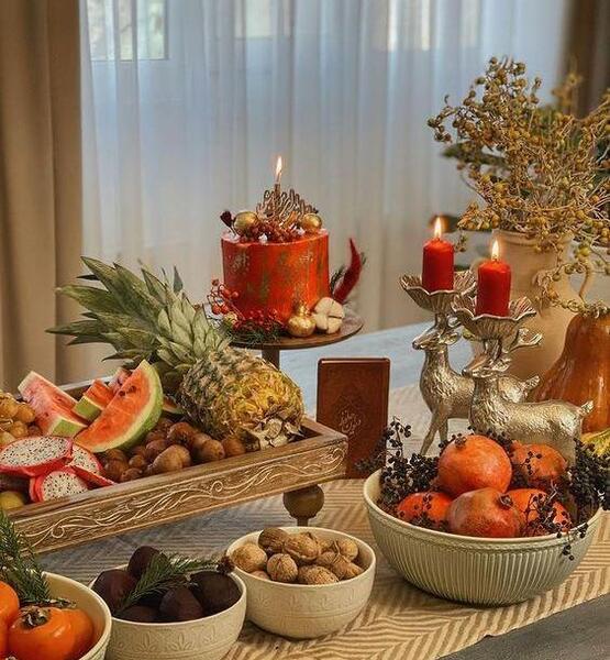عکسهای زیبا از سفره شب یلدا